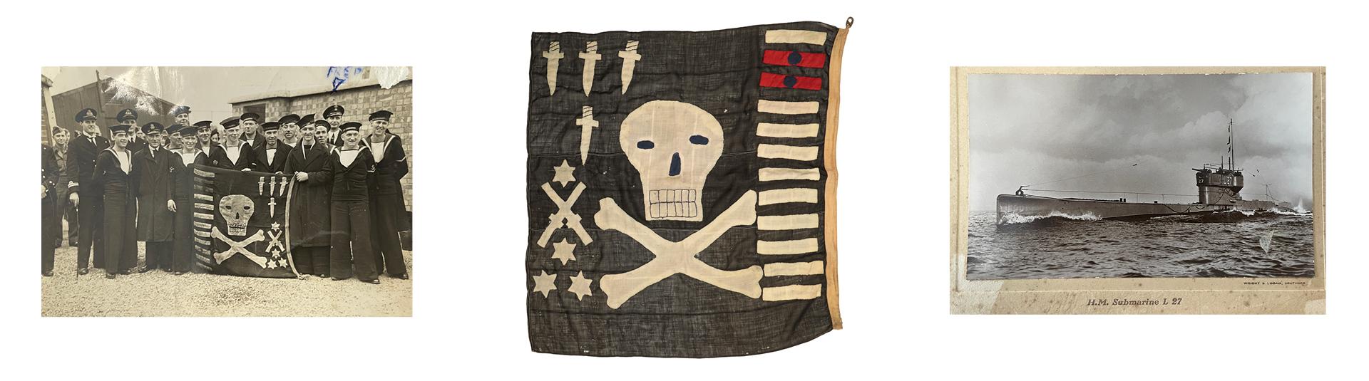 THE HISTORICALLY IMPORTANT 'JOLLY ROGER' FROM THE SUBMARINE HMS